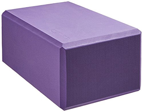 Foam Yoga Blocks - 4 X 9 X 6 Inches, Set Of 2, Purple - Gymom Wellness Warehouse 