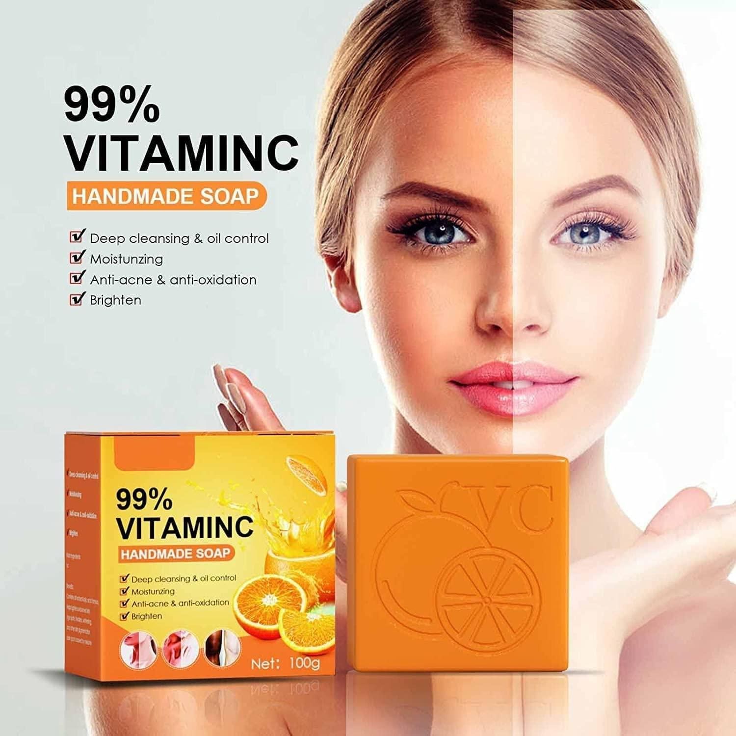 Orange Vitamin C Handmade Soap - Gymom Wellness Warehouse 