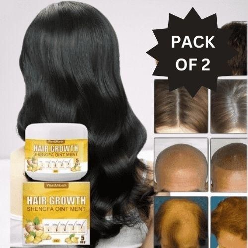Growth Cream Moisturizing Scalp Massage Hair Care Essence Conditioner (Pack Of 2) - Gymom Wellness Warehouse 