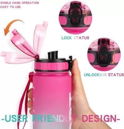 Sport Print Water Bottle Gym Water Bottle For Outdoor - Gymom Wellness Warehouse 