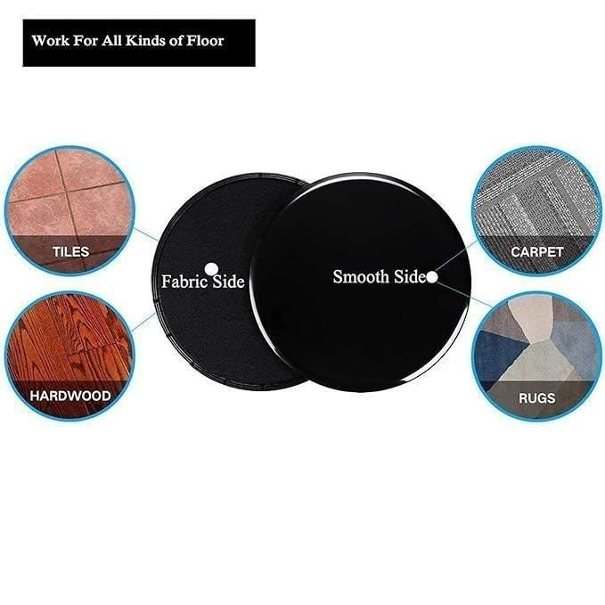 Core Sliders For Smooth Sliding On Carpet And Hardwood Floors - Gymom Wellness Warehouse 