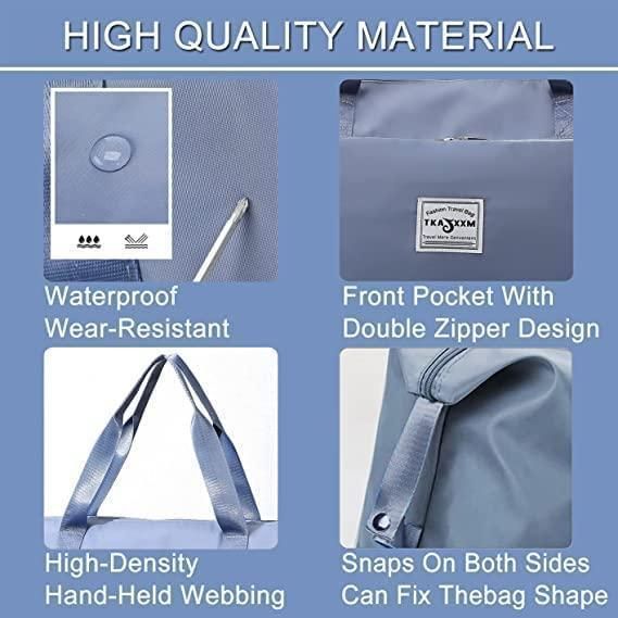 Foldable Polyester Travel Duffel Bag - Gymom Wellness Warehouse 